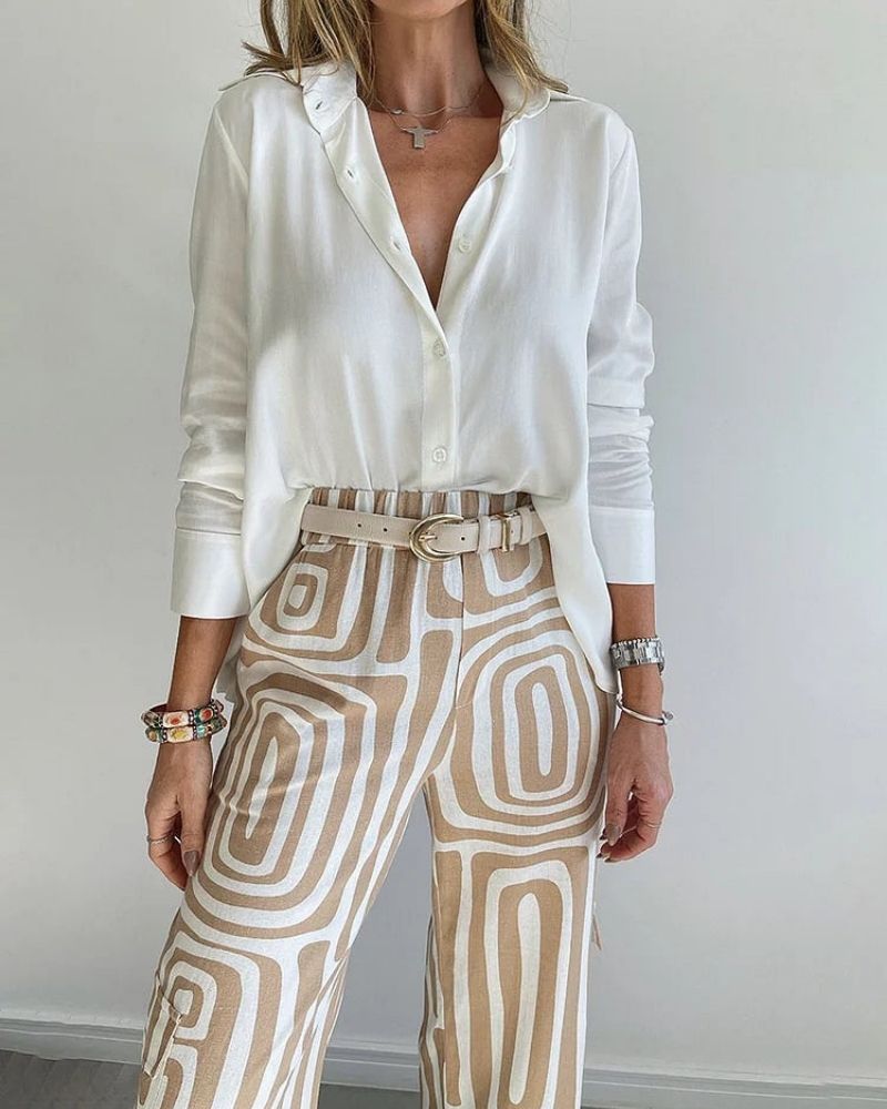 ELARA™ Shirt & Pants Set