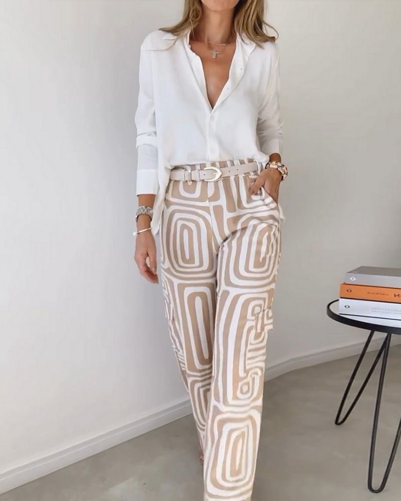 ELARA™ Shirt & Pants Set