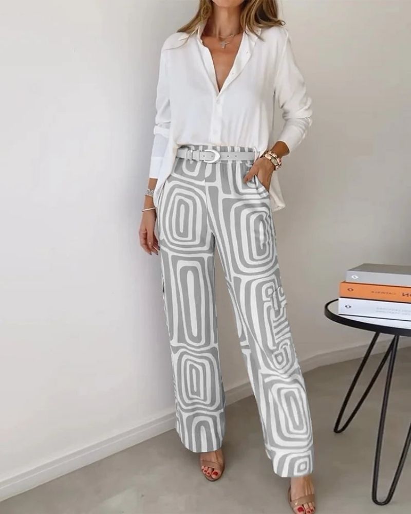 ELARA™ Shirt & Pants Set