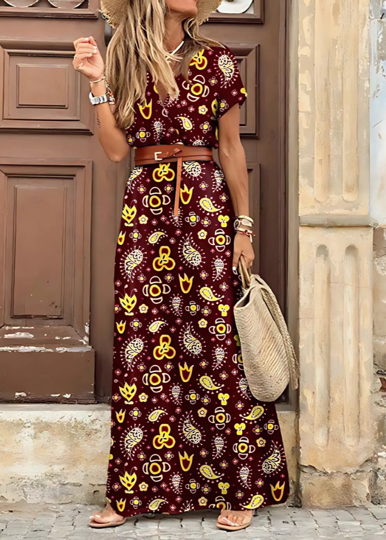 Marisse™Boho Belted Dress