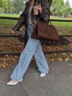 Marlen™ Minimalist Suede Bag