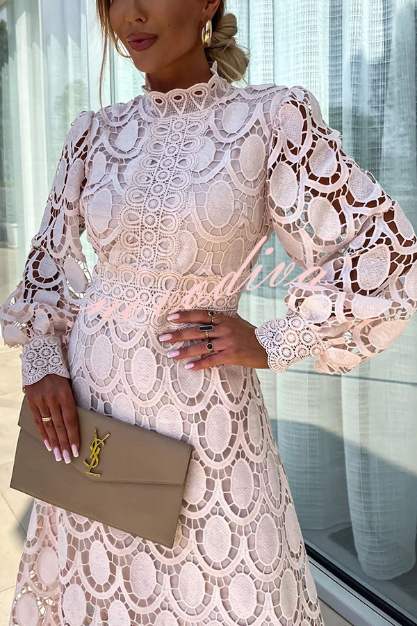 Velora™ Elegant Lace Dress