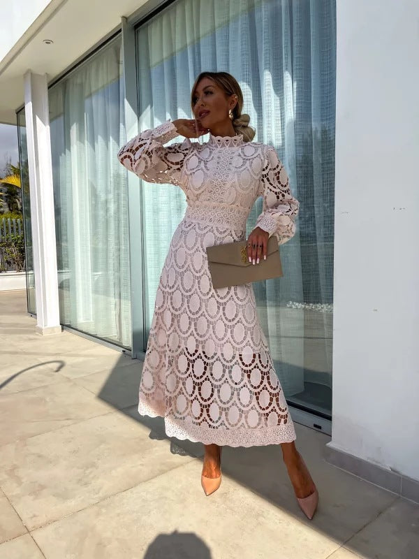 Velora™ Elegant Lace Dress