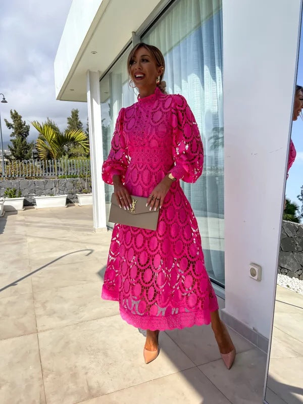 Velora™ Elegant Lace Dress