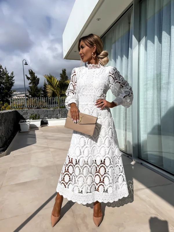 Velora™ Elegant Lace Dress