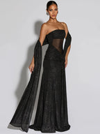 LUXIA™ Sparkle Maxi Dress