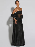 LUXIA™ Sparkle Maxi Dress