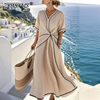 Zelina™ Relaxed Midi Dress