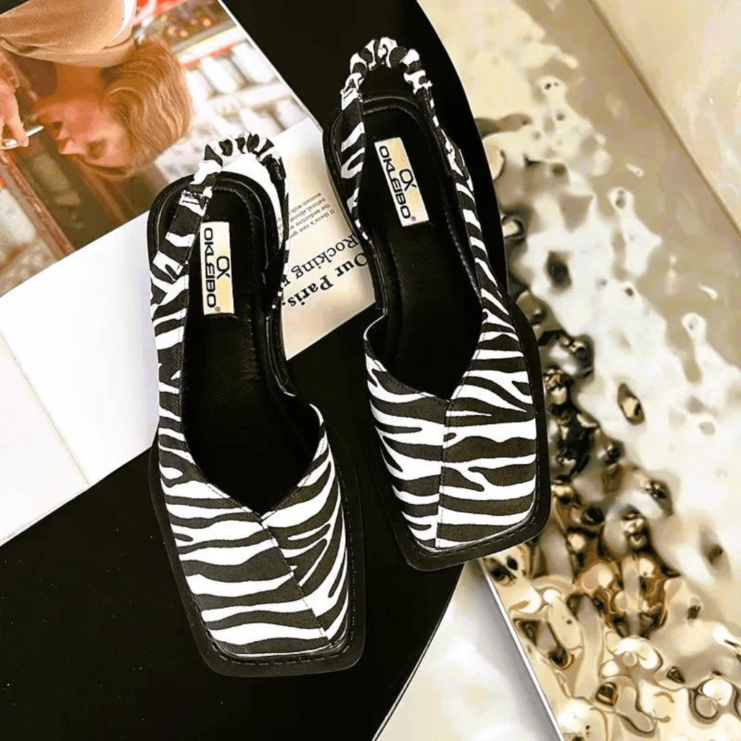 MARY JANES Leather Slip-On Flats