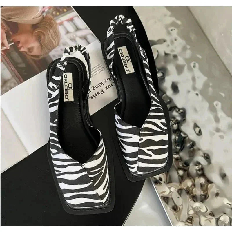 MARY JANES Leather Slip-On Flats