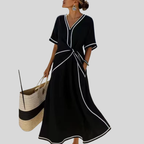 Zelina™ Relaxed Midi Dress